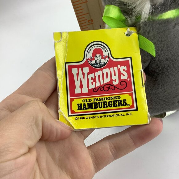Vintage Wendy's WWF Koala Plush Toy 1988 Collectible 5.5" - Picture 14 of 14